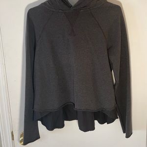 NWOT Lululemon soft, feminine hoodie Dark Gray